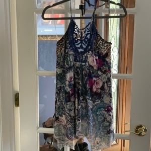 Halter top with crochet, multicolor from Venus